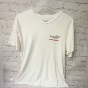 Pelagic White Graphic T-Shirt